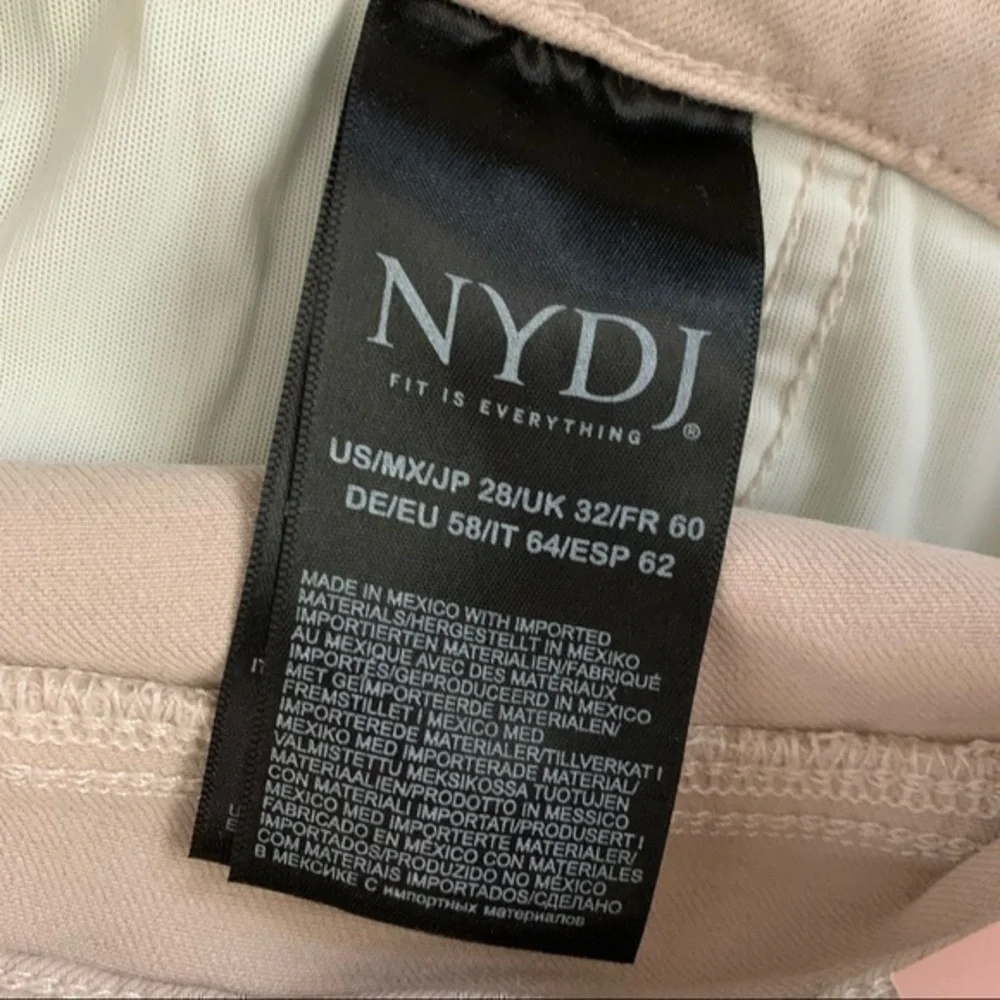 NWT NYDJ curves 360 size 28 slim ankle jeans